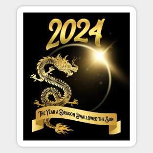 2024 Year of the Dragon Solar Eclipse Magnet